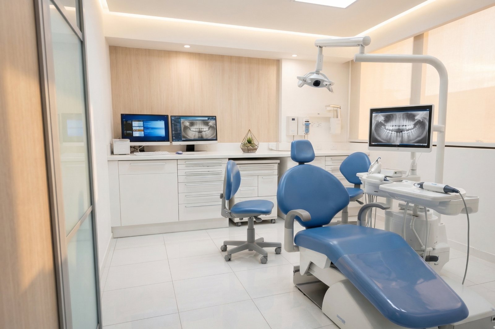 Sala de atendimento ortodôntico